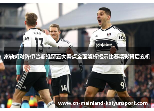 富勒姆对阵伊普斯维奇五大看点全面解析揭示比赛精彩背后玄机