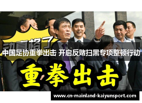 中国足协重拳出击 开启反赌扫黑专项整顿行动